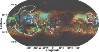 Mars crater density