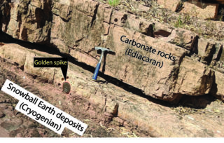 Snowball Earth carbonate rocks