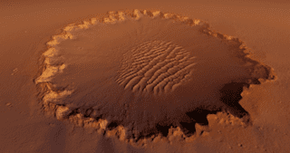Mars impact crater